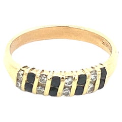 Tiffany & Co Retro Diamond and Sapphire Ring