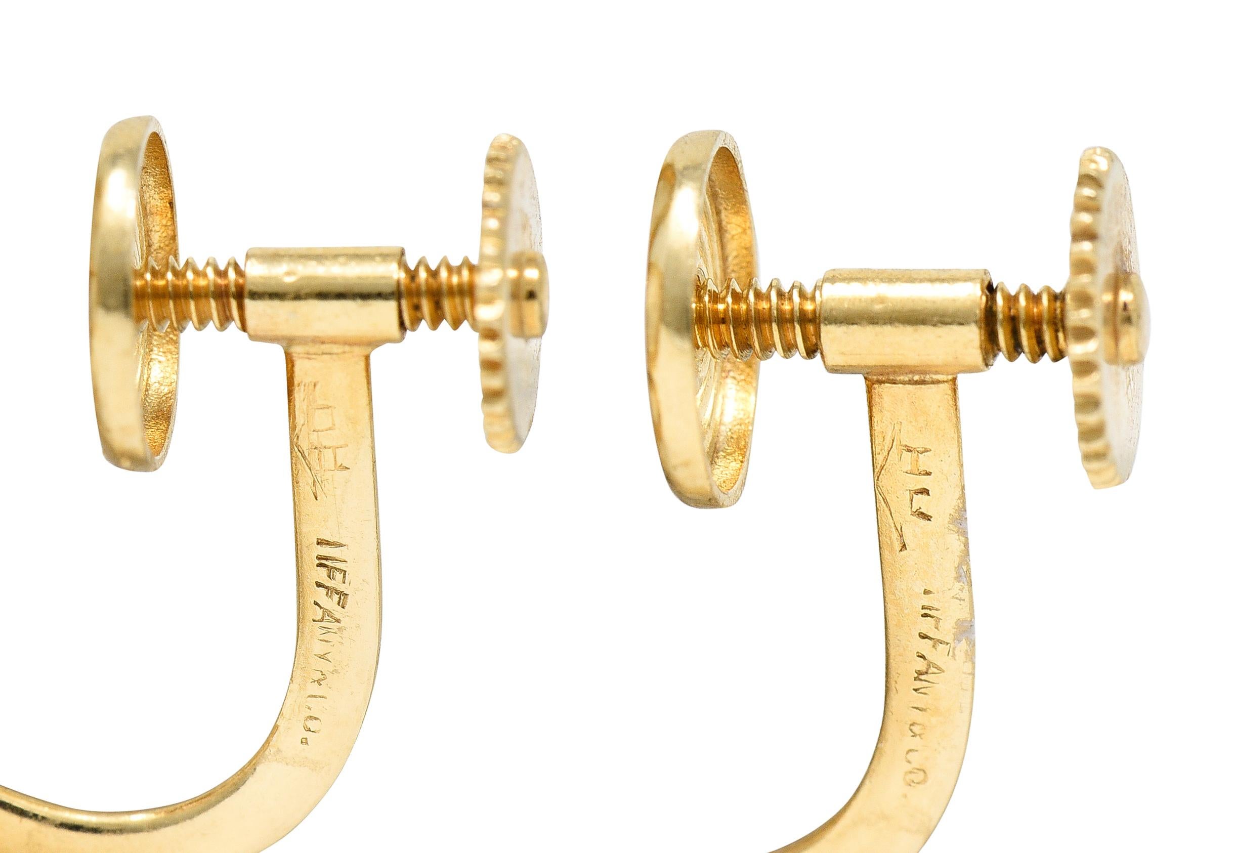 tiffany moonstone earrings