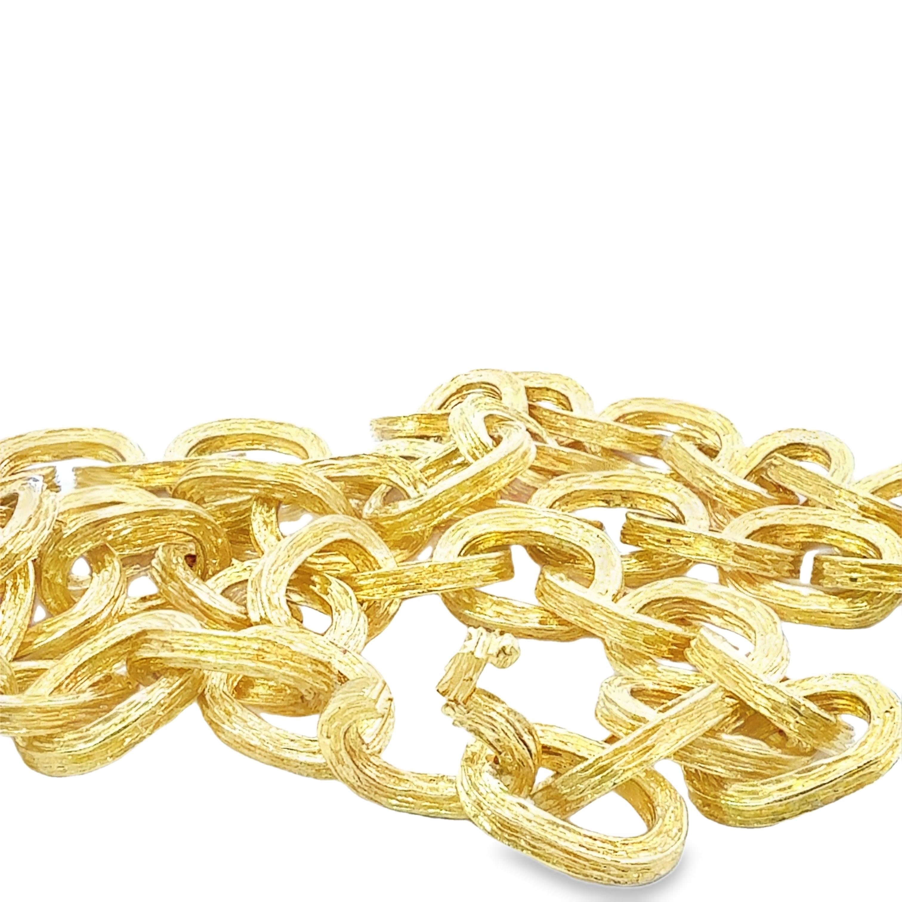 Tiffany & Co. Retro Vintage Chain Necklace In Excellent Condition For Sale In Beverly Hills, CA