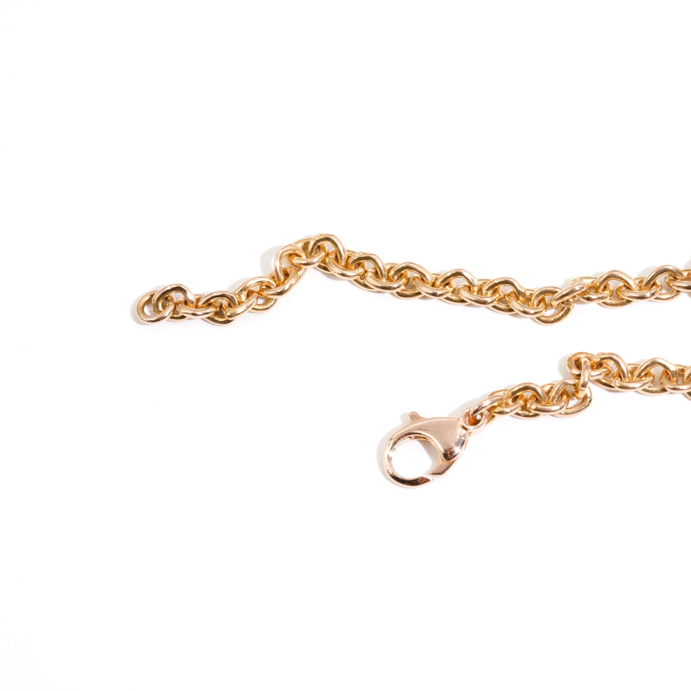 Tiffany & Co. Return to Tiffany 18 Carat Rose Gold Oval Tag Bracelet 5
