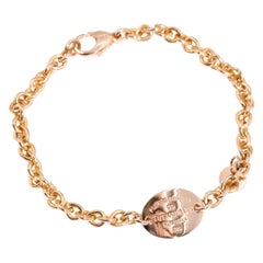 Tiffany & Co. Return to Tiffany 18 Carat Rose Gold Oval Tag Bracelet