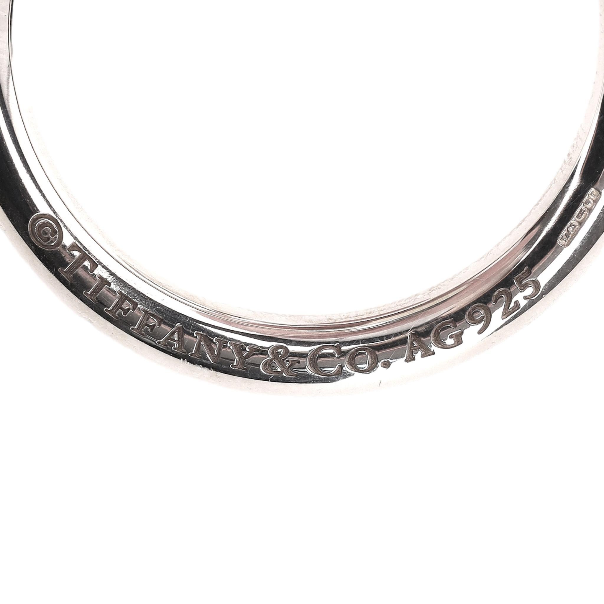 Tiffany & Co. 'Return To Tiffany' 925 Sterling Silver Keyring For Sale 2