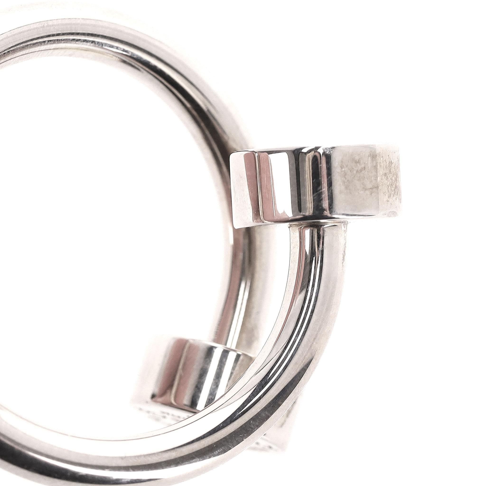 Tiffany & Co. 'Return To Tiffany' 925 Sterling Silver Keyring For Sale 5