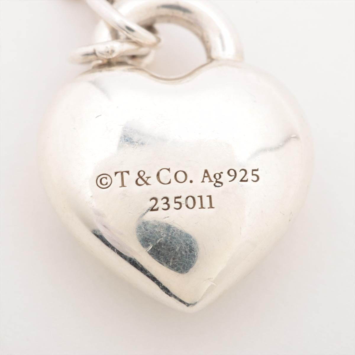 Tiffany & Co. Return to Tiffany Full Heart Bracelet Silver For Sale 2