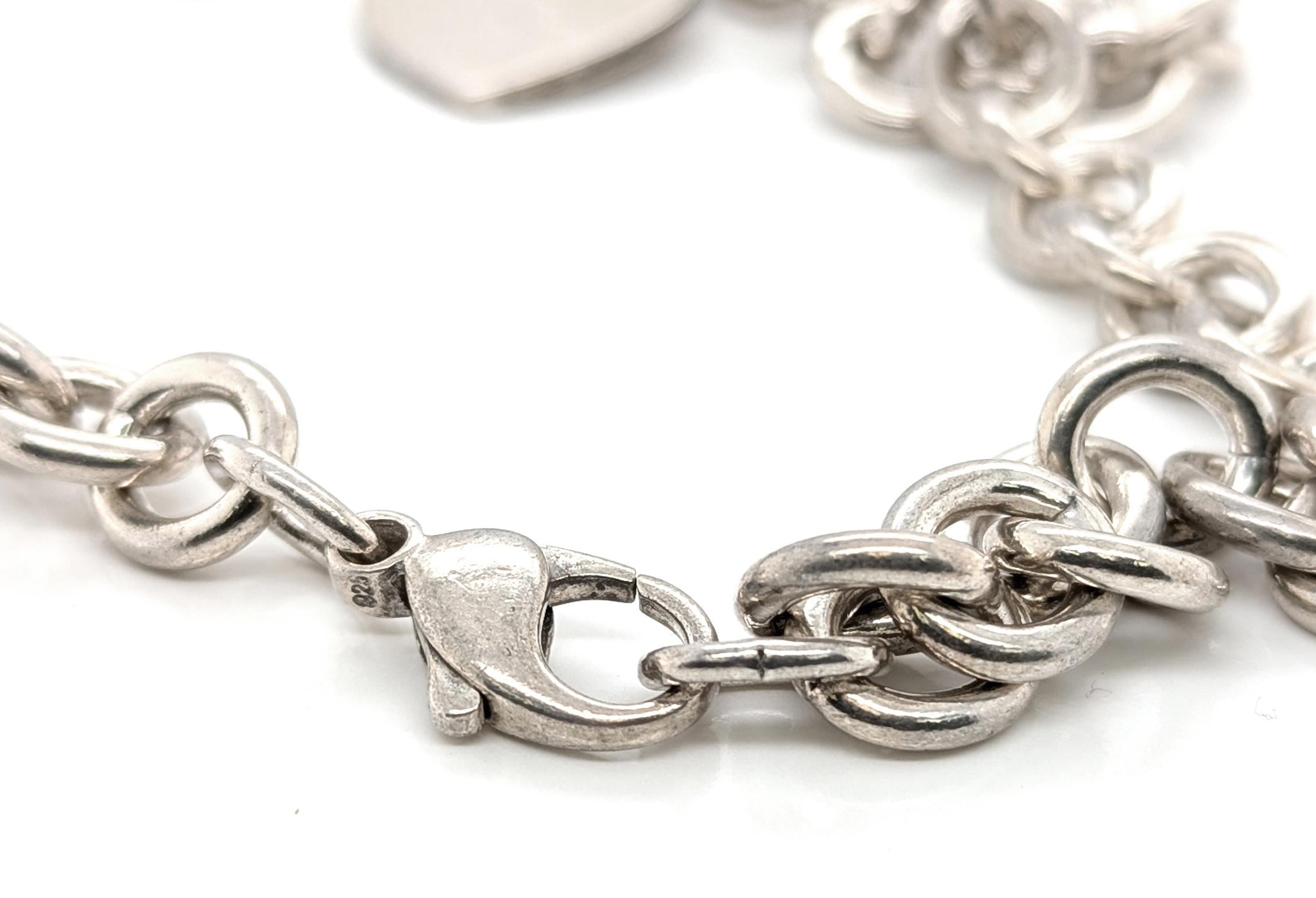 Tiffany & Co. Torna a Ciondolo Collana Tiffany Cuore Argento 925 16 In in vendita 2