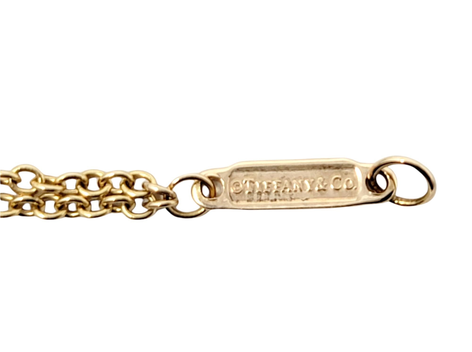 Tiffany & Co. 'Return to Tiffany' Heart Tag and Key Charms Bracelet in Rose Gold 2