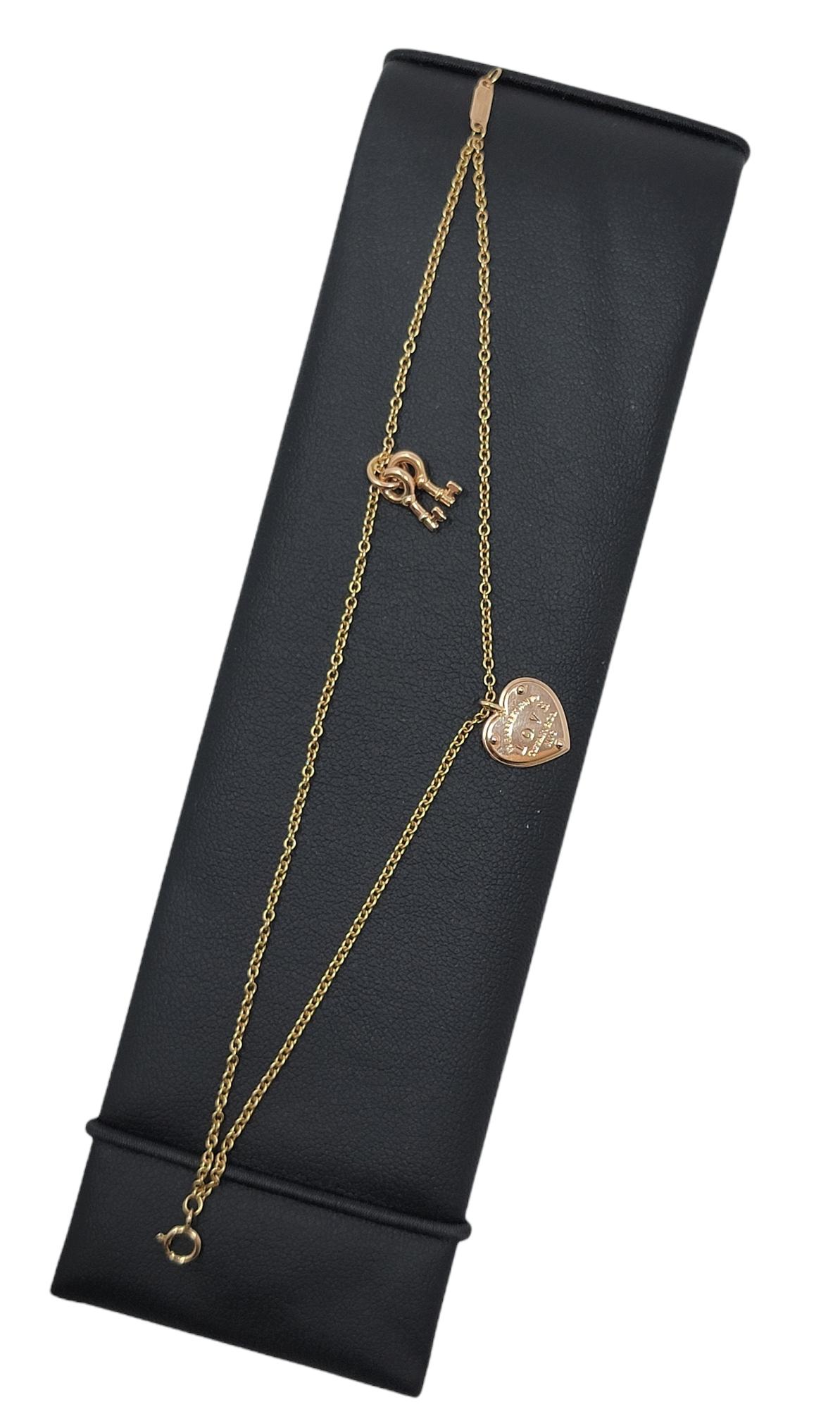 Herz- und Schlüsselanhänger-Armband aus Roségold von Tiffany & Co. „Return to Tiffany“ 5