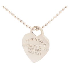 Tiffany & Co. Return To Tiffany Heart Tag Bead Chain Long Necklaces