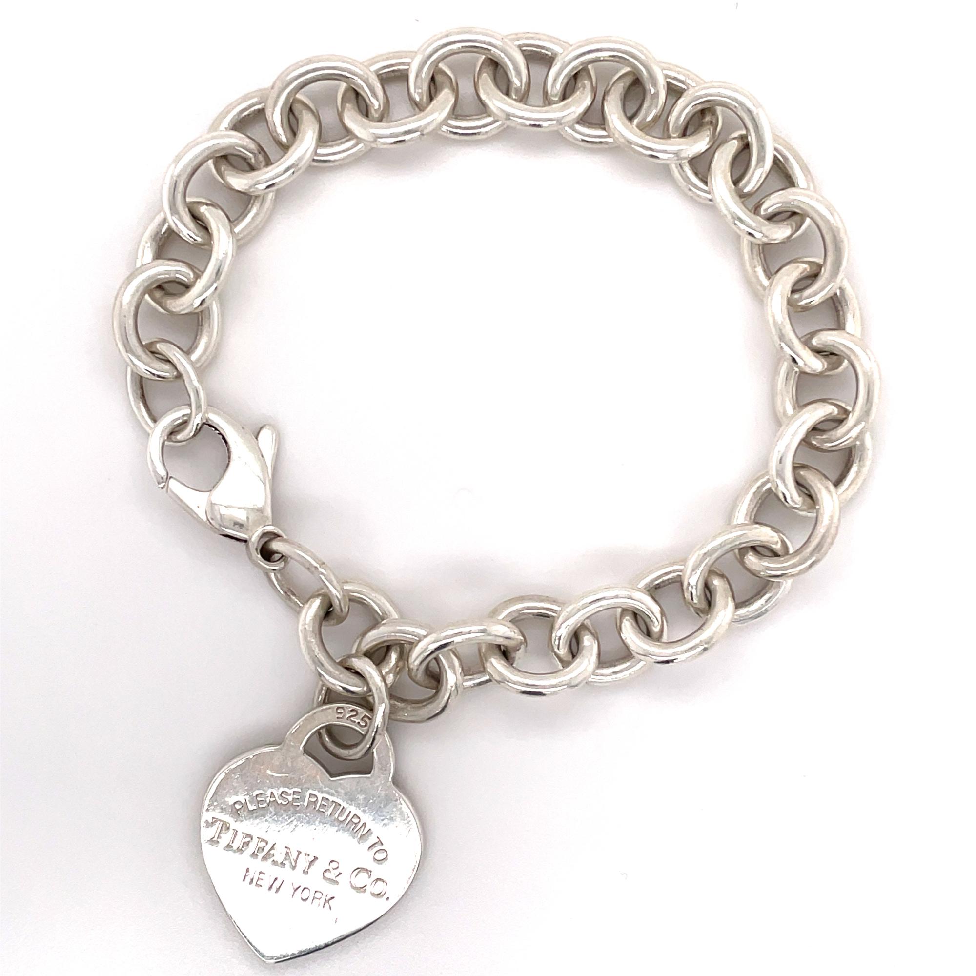 tiffany tag chain bracelet