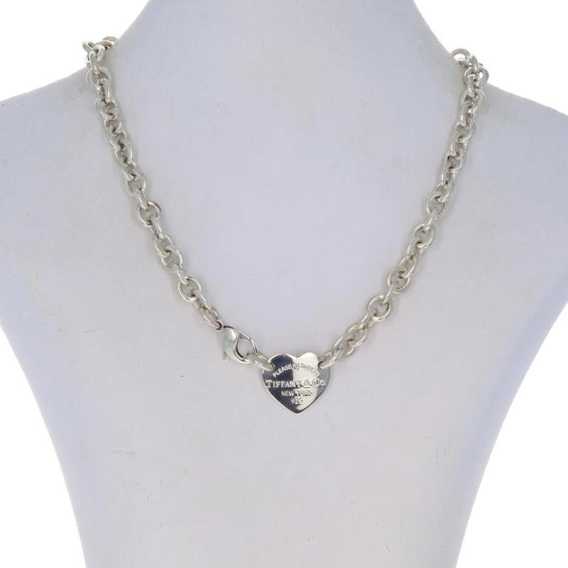 Tiffany & Co. Retour au collier cœur Tiffany 15