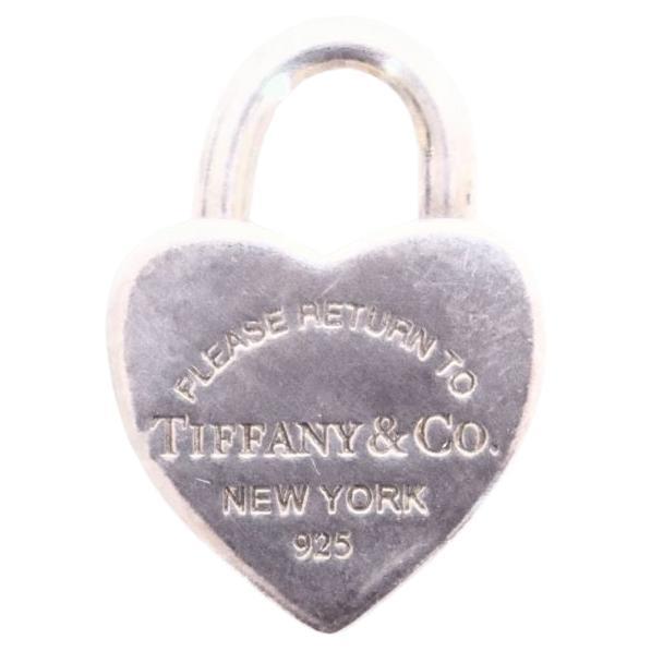 Tiffany & Co. Return to Tiffany Cuore Tag Lucchetto Charm Sterling Silver