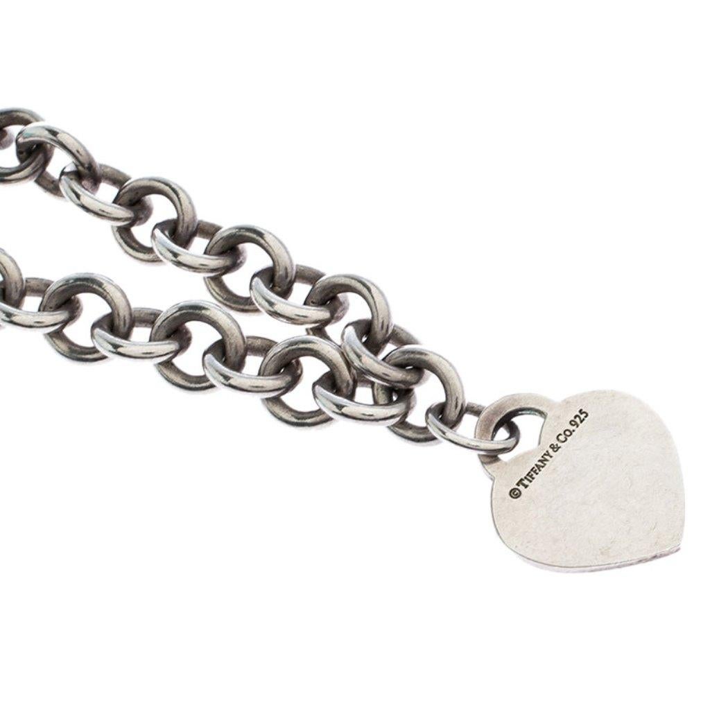 Silver Chain Link Necklace 