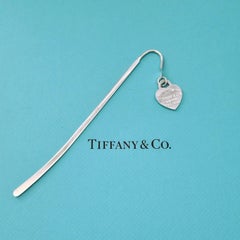 Tiffany & Co. Return to Tiffany Heart Tag Sterling Silver Bookmark, 2005