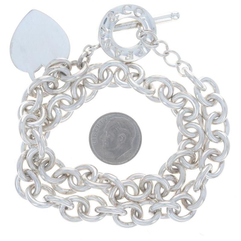 Tiffany & Co. Rückkehr zu Tiffany Herz Tag Toggle Halskette 16