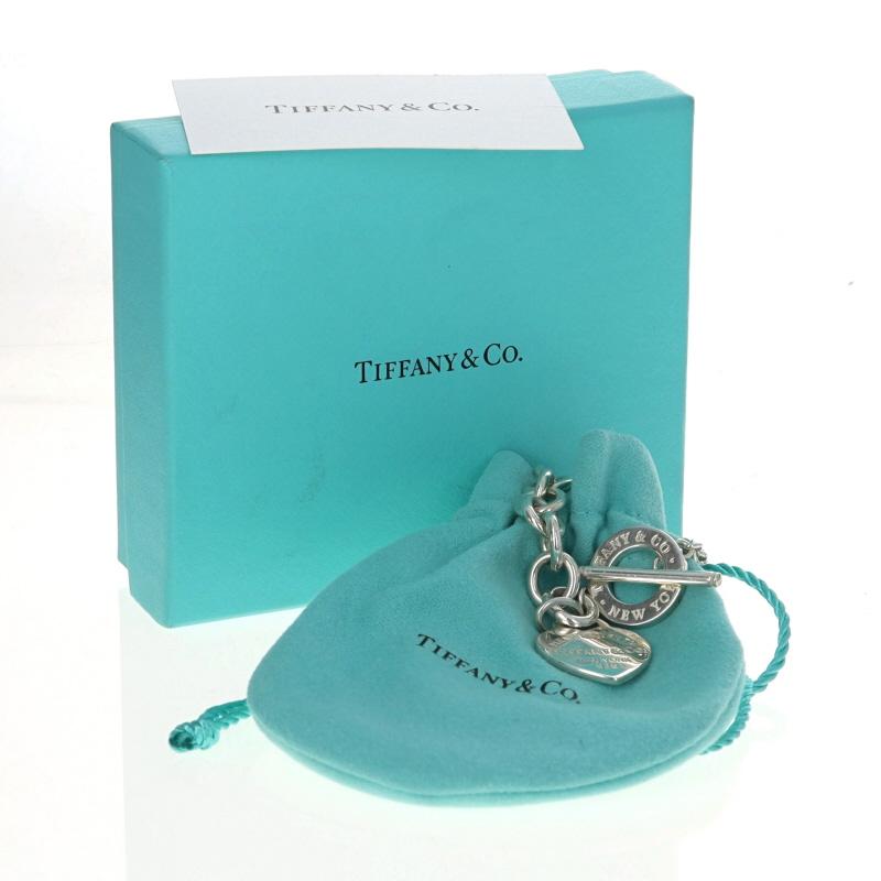 Tiffany & Co. Retourner à Tiffany Heart Tag Toggle Necklace 18