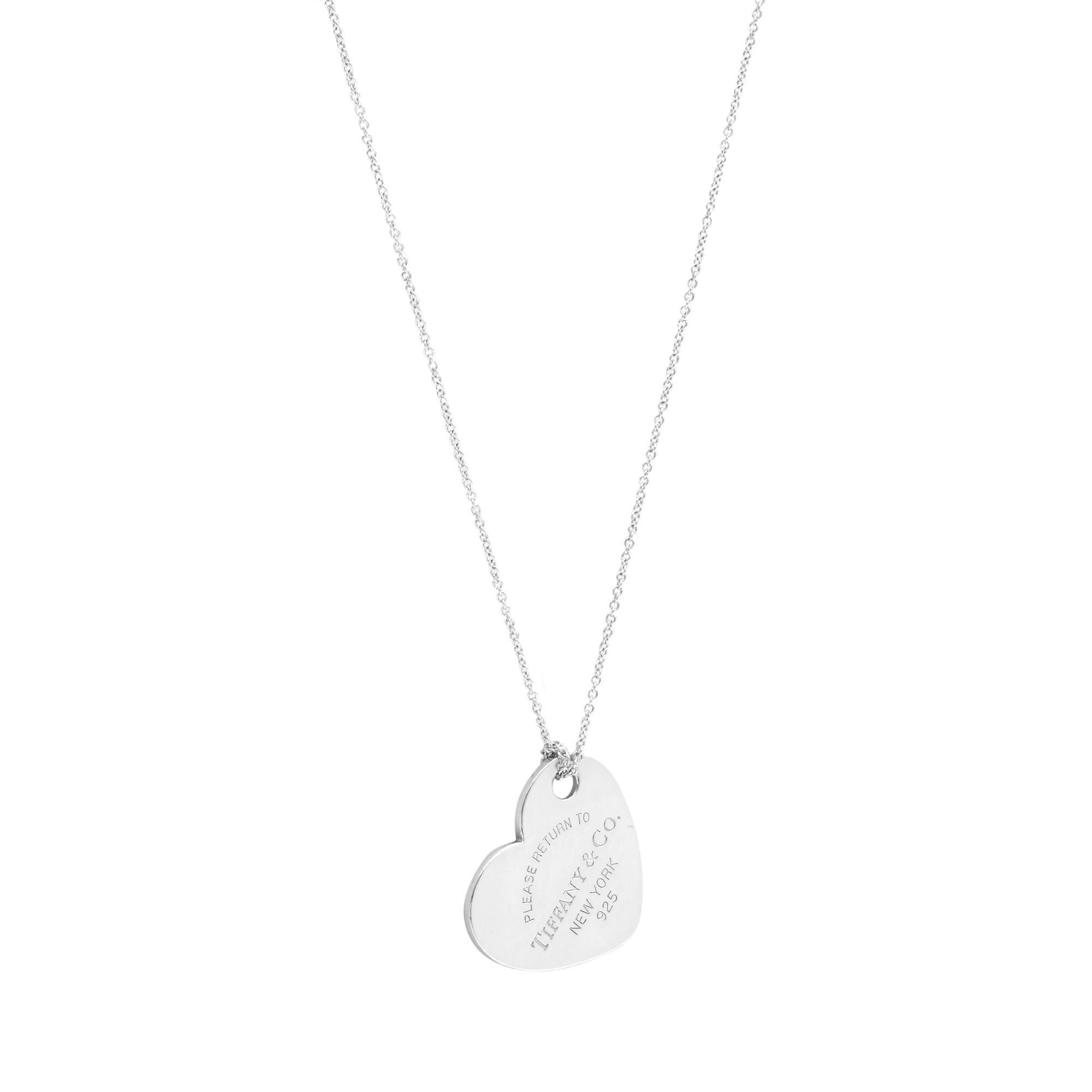 large tiffany heart necklace