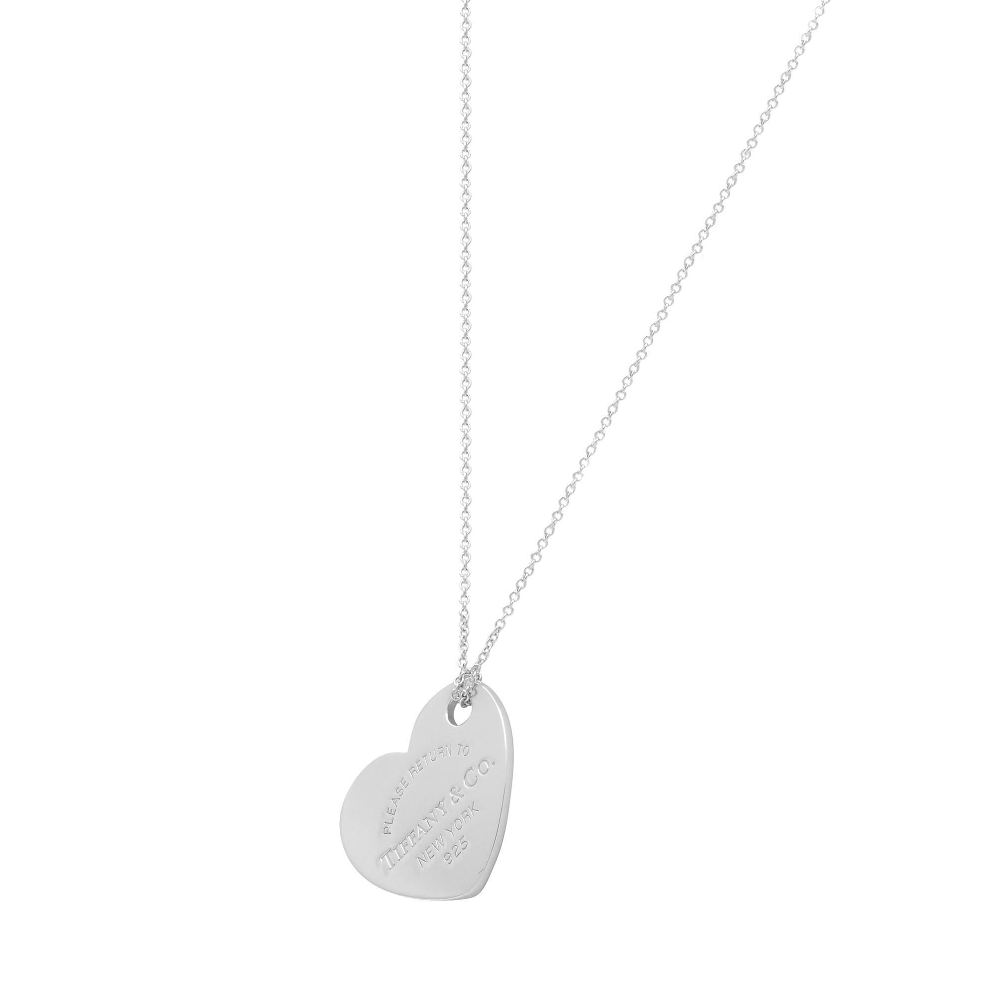 return to tiffany heart tag pendant large