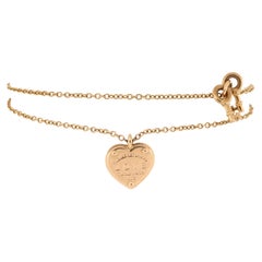 Tiffany & Co. Return to Tiffany Love Heart Tag and Key Charm Bracelet 18K