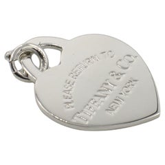 Tiffany & Co. Return to Tiffany New York Sterling Silver Heart Charm Pendant