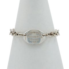 Tiffany & Co. Return to Tiffany Oval Tag Bracelet 7 1/4" - Sterling 925