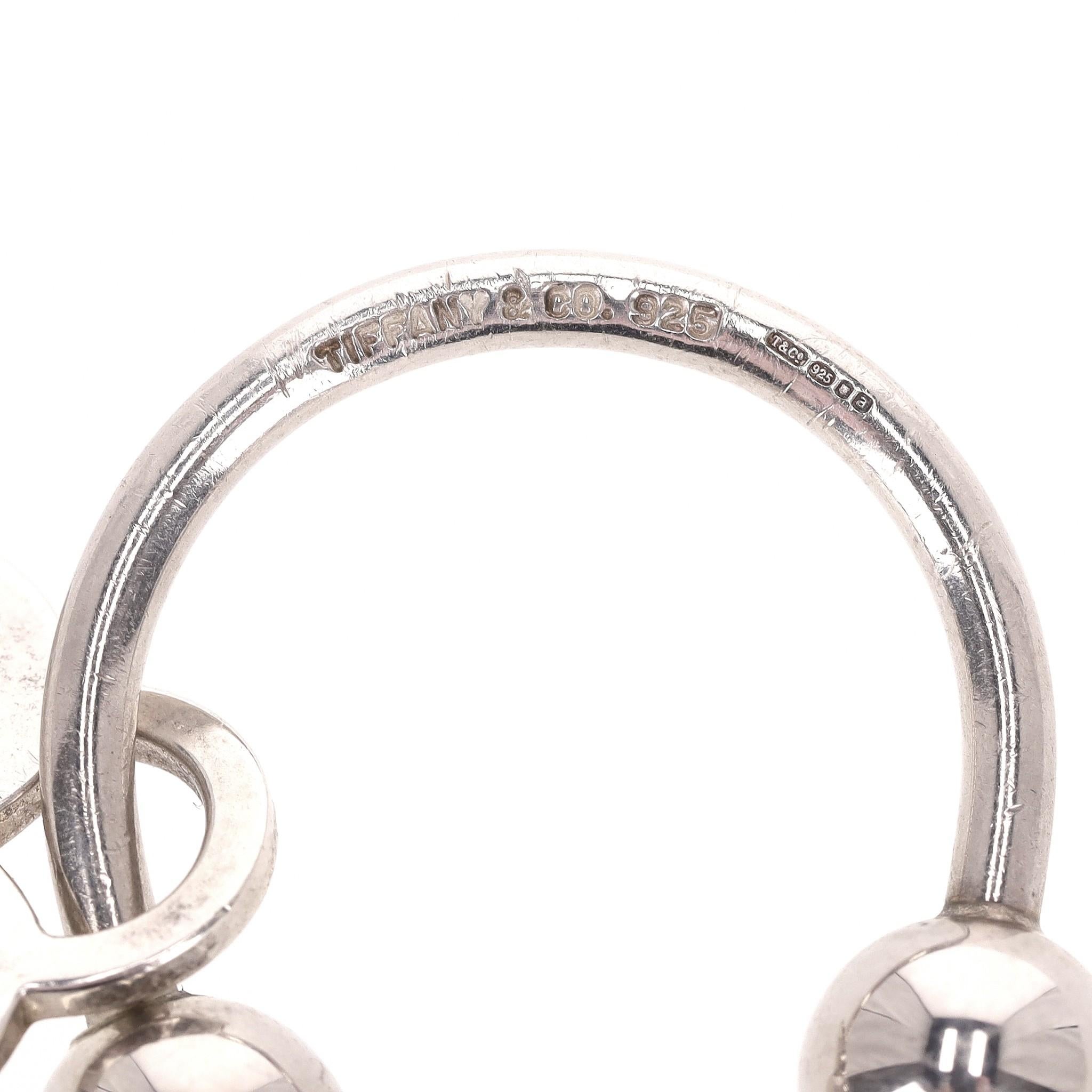 Donna Anello portachiavi in argento Tiffany & Co. in vendita