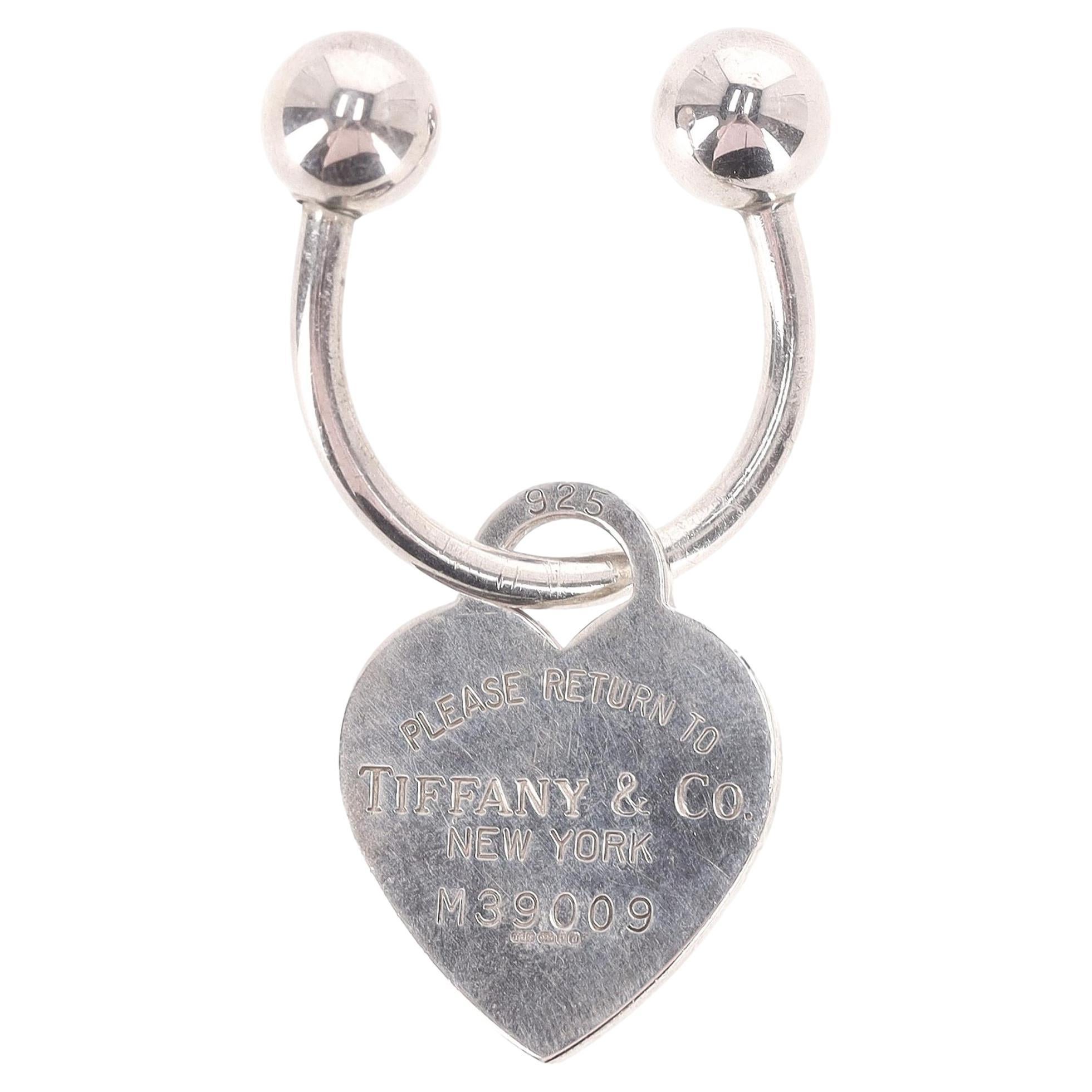Tiffany & Co 'Rückkehr zu Tiffany' Sterling Silber Schlüsselanhänger