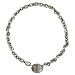 Tiffany & Co. Retour au collier en argent sterling de Tiffany