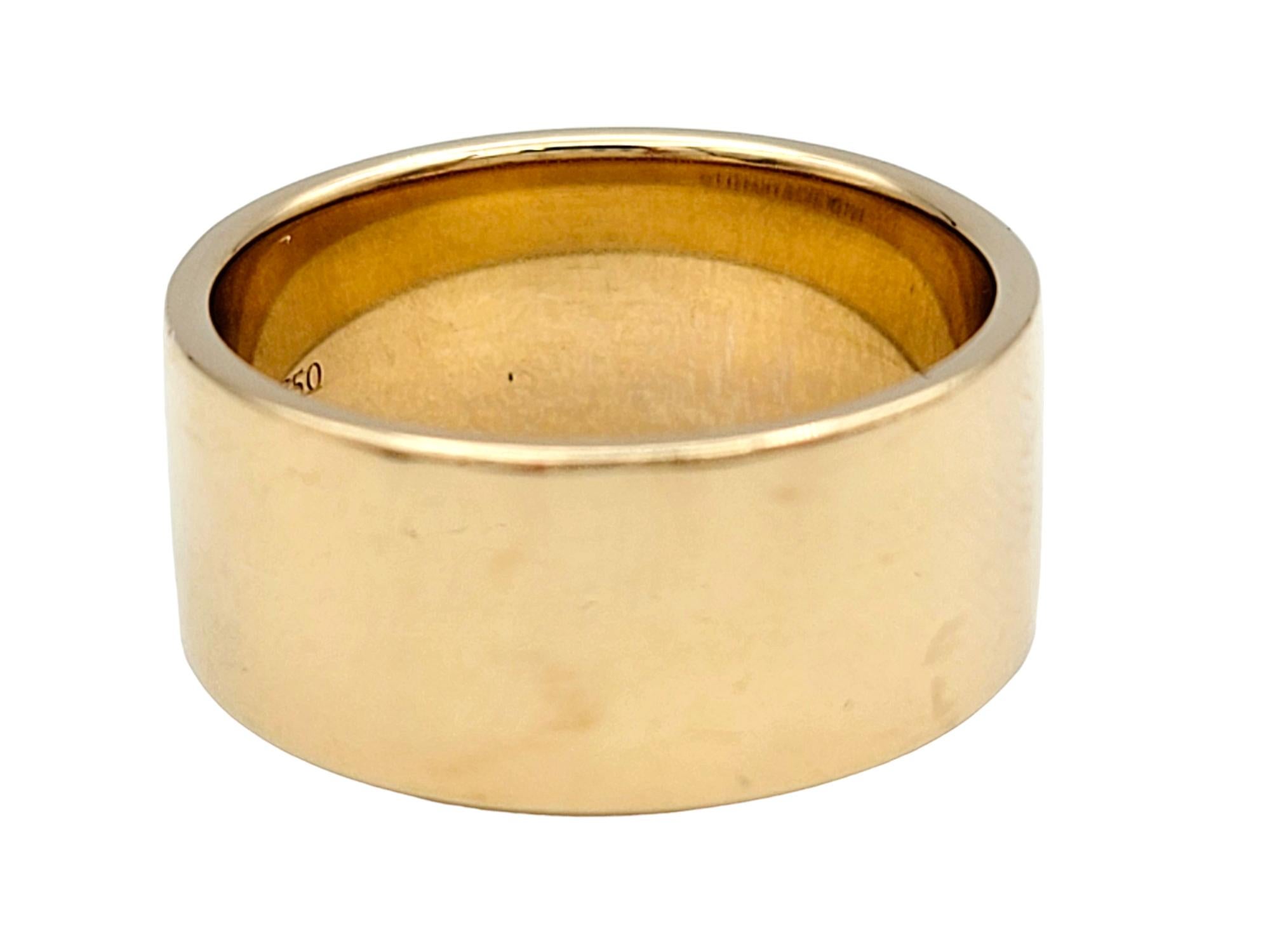 Breiter polierter Ring aus 18 Karat Roségold von Tiffany & Co. „Return to Tiffany“ im Zustand „Gut“ im Angebot in Scottsdale, AZ