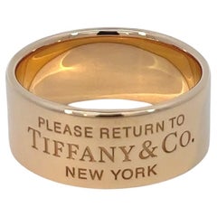 Breiter polierter Ring aus 18 Karat Roségold von Tiffany & Co. „Return to Tiffany“