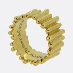 Tiffany & Co. Ribbed Abstract Ring Size K 1/2 (51)