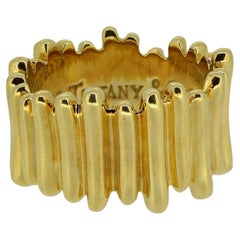 Tiffany & Co. Ribbed Abstract Ring Size K 1/2 (51)
