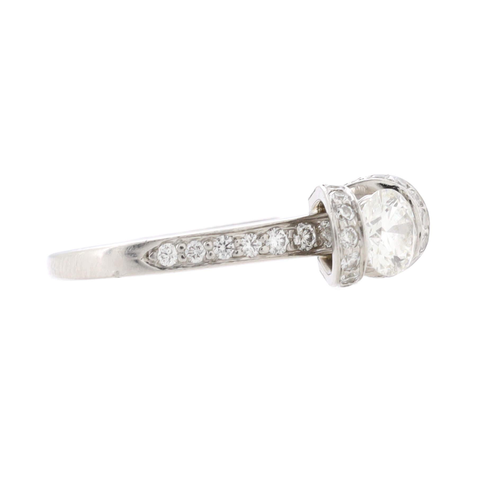 Condition: Very good. Moderate wear throughout.
Accessories: No Accessories
Measurements: Size: 7, Width: 1.65 mm
Designer: Tiffany & Co.
Model: Ribbon Engagement Ring Platinum with RBC Diamond 0.49CT
Exterior Color: Silver
Item Number: 187408/2