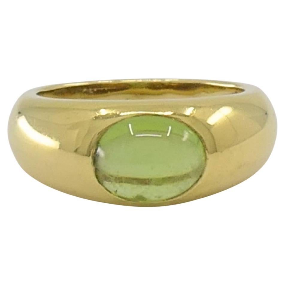 Tiffany 
Co. Ring Peridot 18k Gold Band Ring For Sale