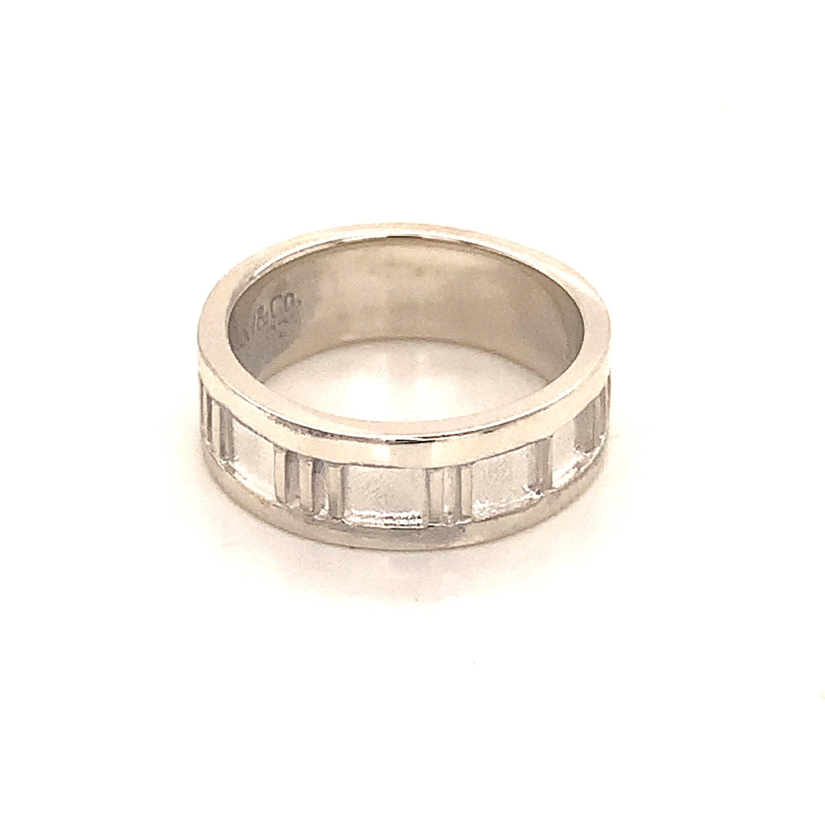 Women's Tiffany & Co. Estate Ring Sterling Silver 4.2 Grams For Sale