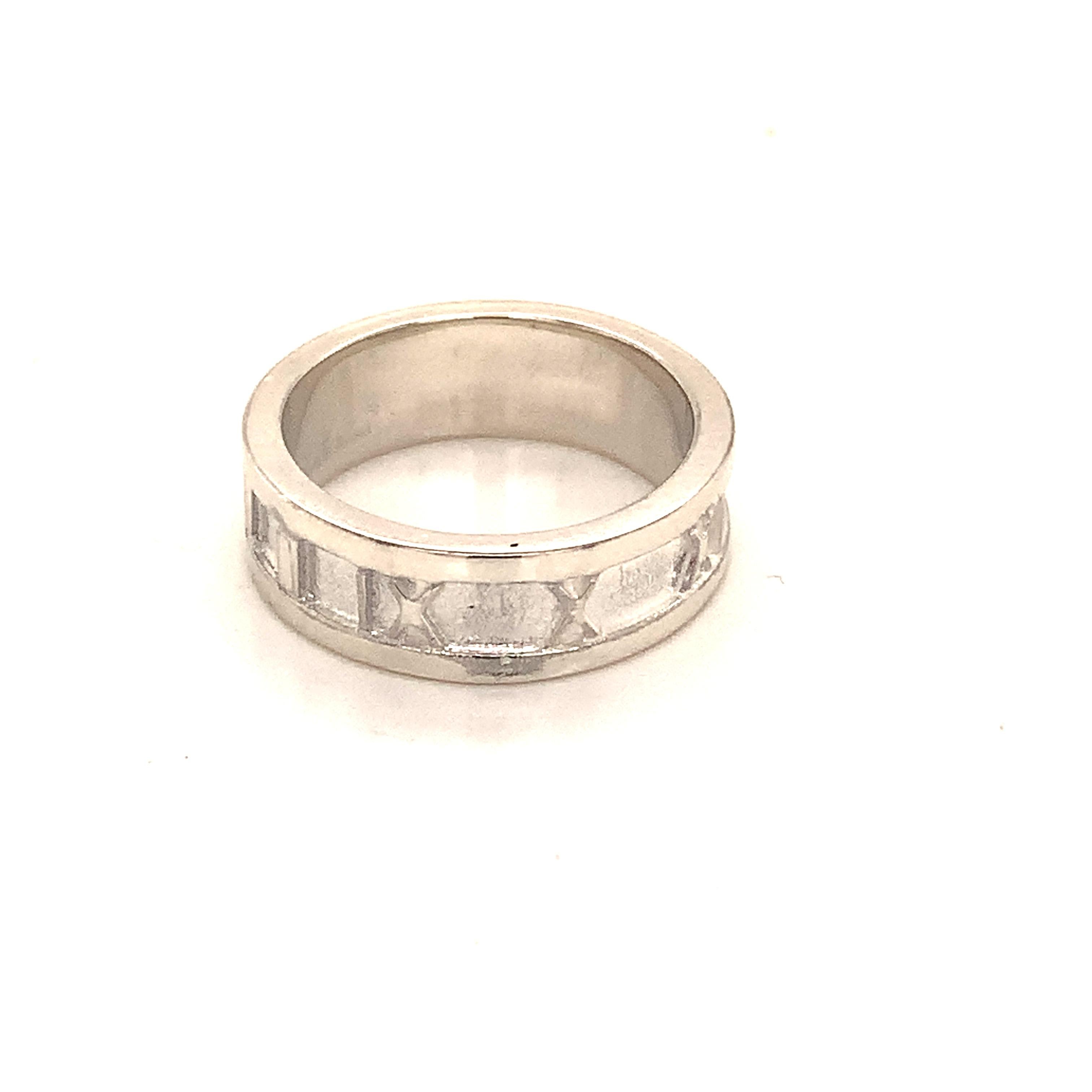 Women's Tiffany & Co. Estate Ring Sterling Silver 4.7 Grams For Sale
