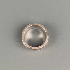 TIFFANY & CO. Ring Size 9 Sterling Silver Two Row Diamond Point Ring