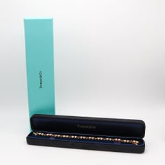 TIFFANY & CO. Riviera Bracelet In 18Kt Yellow Gold 7.68 Cwt Diamonds & Sapphires