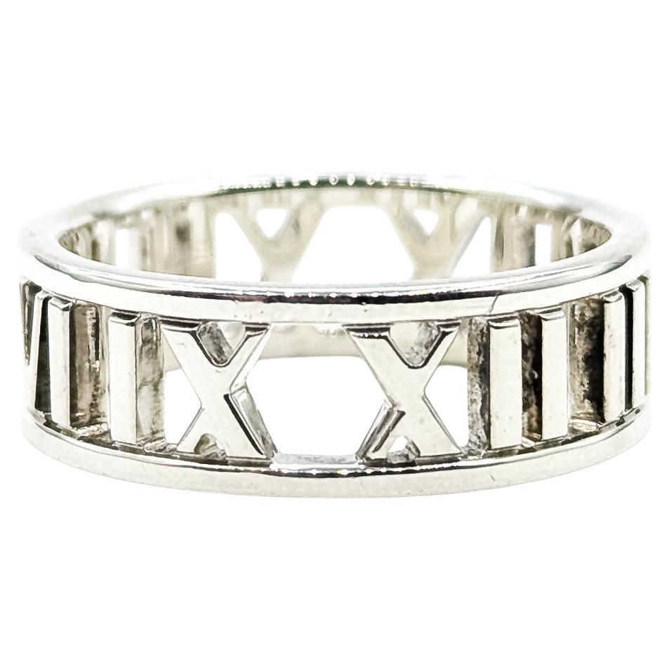 Tiffany 
Co. Roman Numeral Ring in 925 Silver