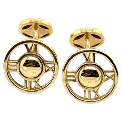Tiffany & Co. Gemelli con numeri romani incastonati in oro giallo 18ct
