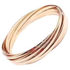 Used Tiffany & Co Rose Gold 9 Row Melody Calife Picasso Bangle Bracelet