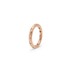 Tiffany & Co. Rose Gold and Diamond Stacking Band Ring