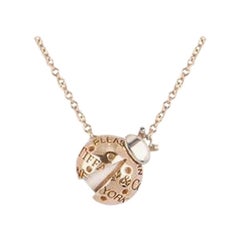 Tiffany & Co. Rose Gold and Silver Ladybug Pendant