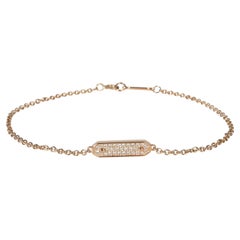 Tiffany & Co. Rose Gold Diamant ID Kette Armband