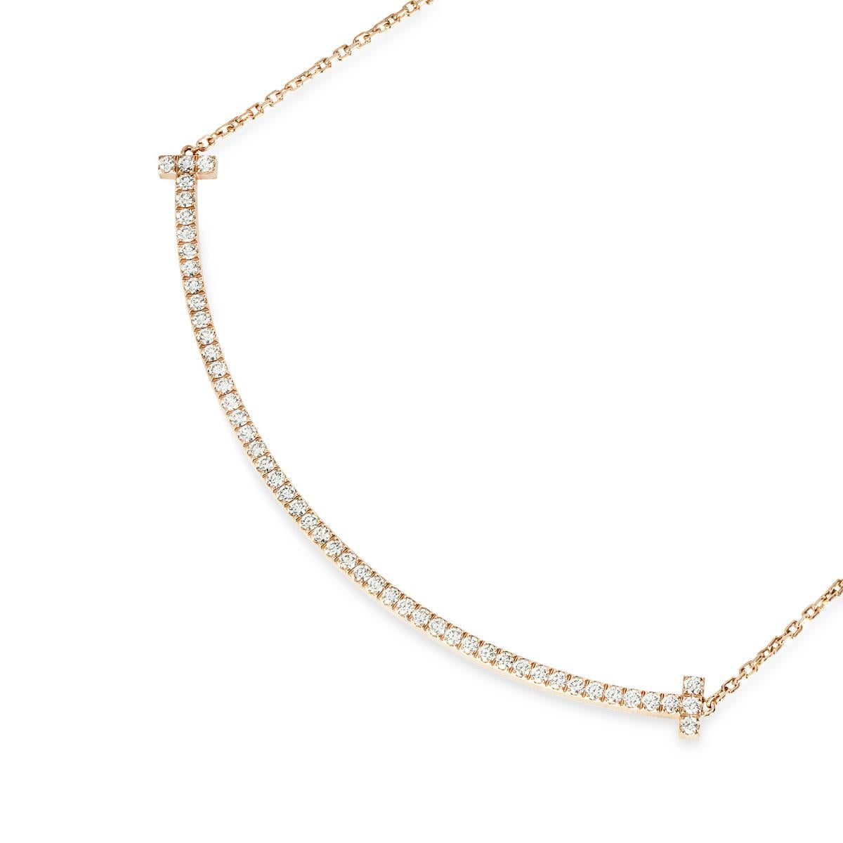 tiffany smile necklace