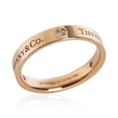 Tiffany & Co. Rose Gold Diamond T&Co. Band