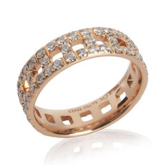 Tiffany & Co. Rose Gold Diamond True Wide Ring