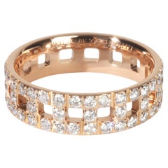 Tiffany & Co. Rose Gold Diamond True Wide Ring