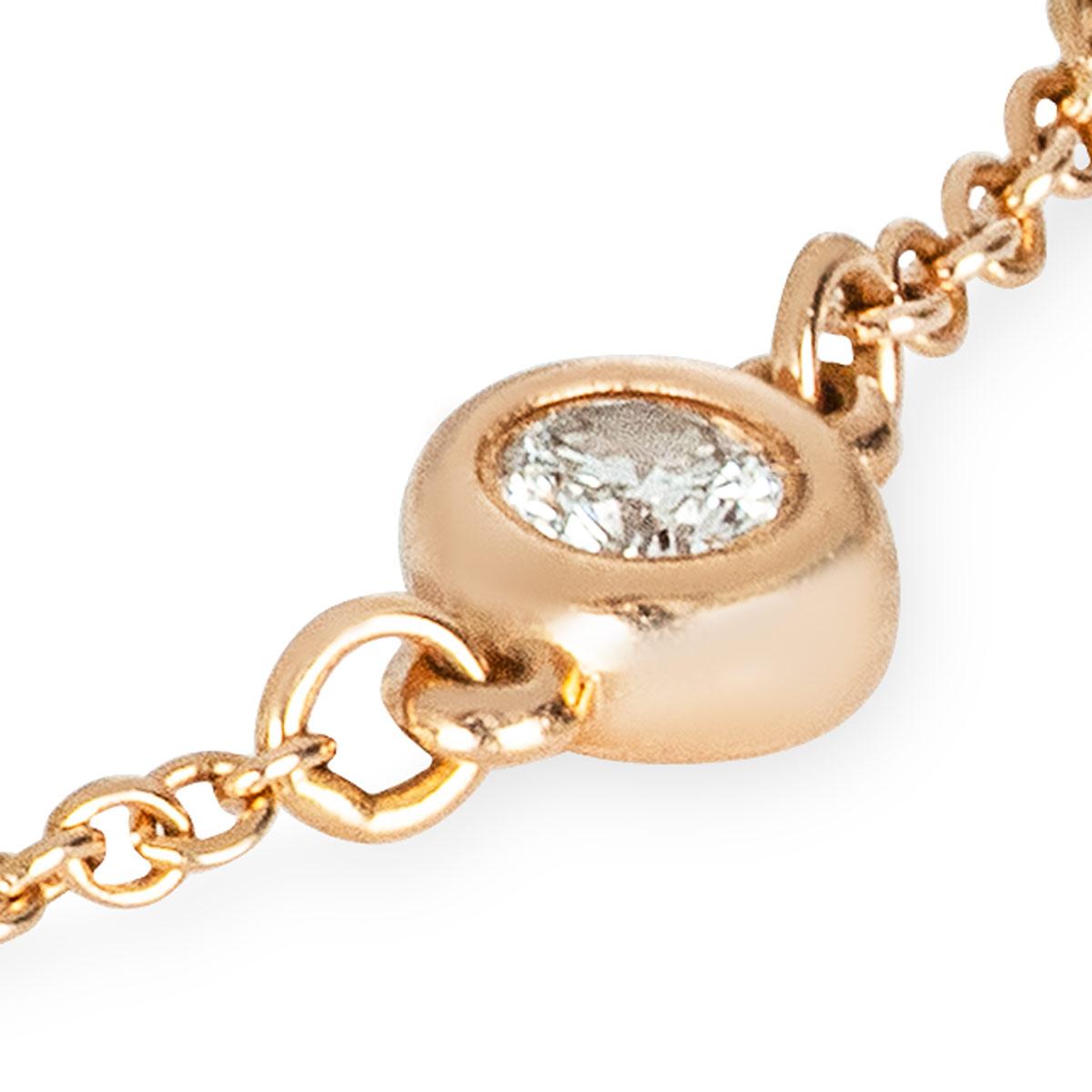 Women's Tiffany & Co. Rose Gold Diamonds By The Yard Elsa Peretti Bracelet 60140745