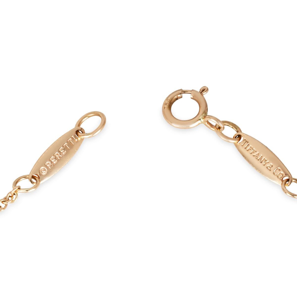 Tiffany & Co. Rose Gold Diamonds By The Yard Elsa Peretti Bracelet 60140745 1
