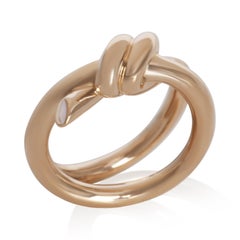 Tiffany & Co. Rose Gold  Double Row Knot Ring